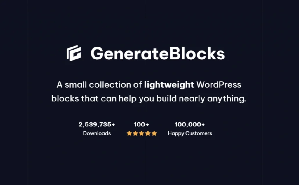 GenerateBlocks Pro