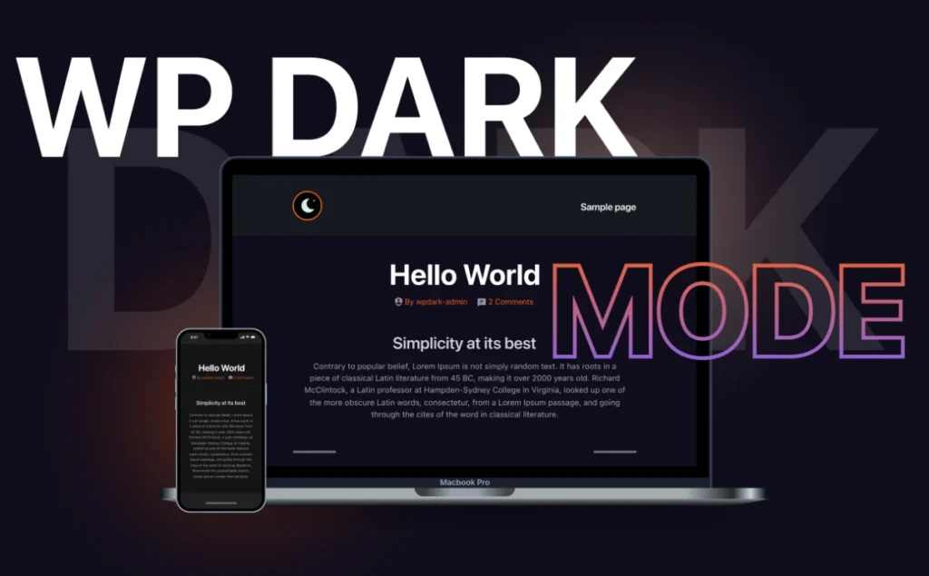 WP Dark Mode