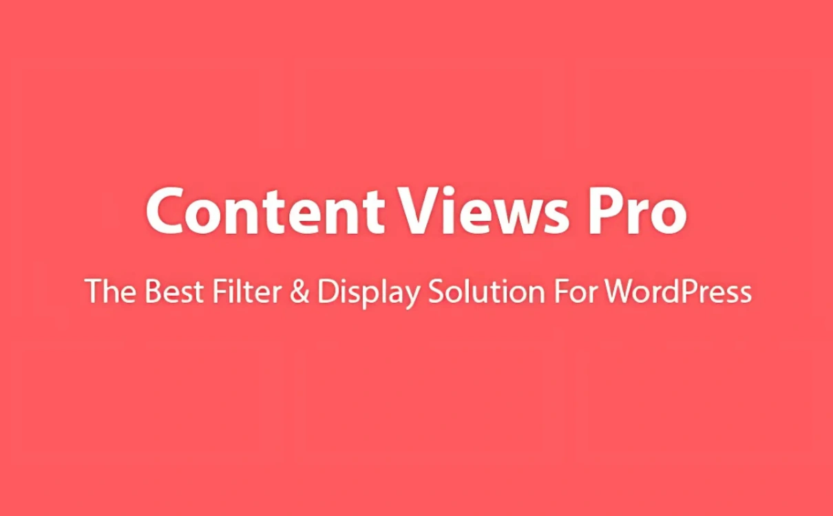 Content Views Pro