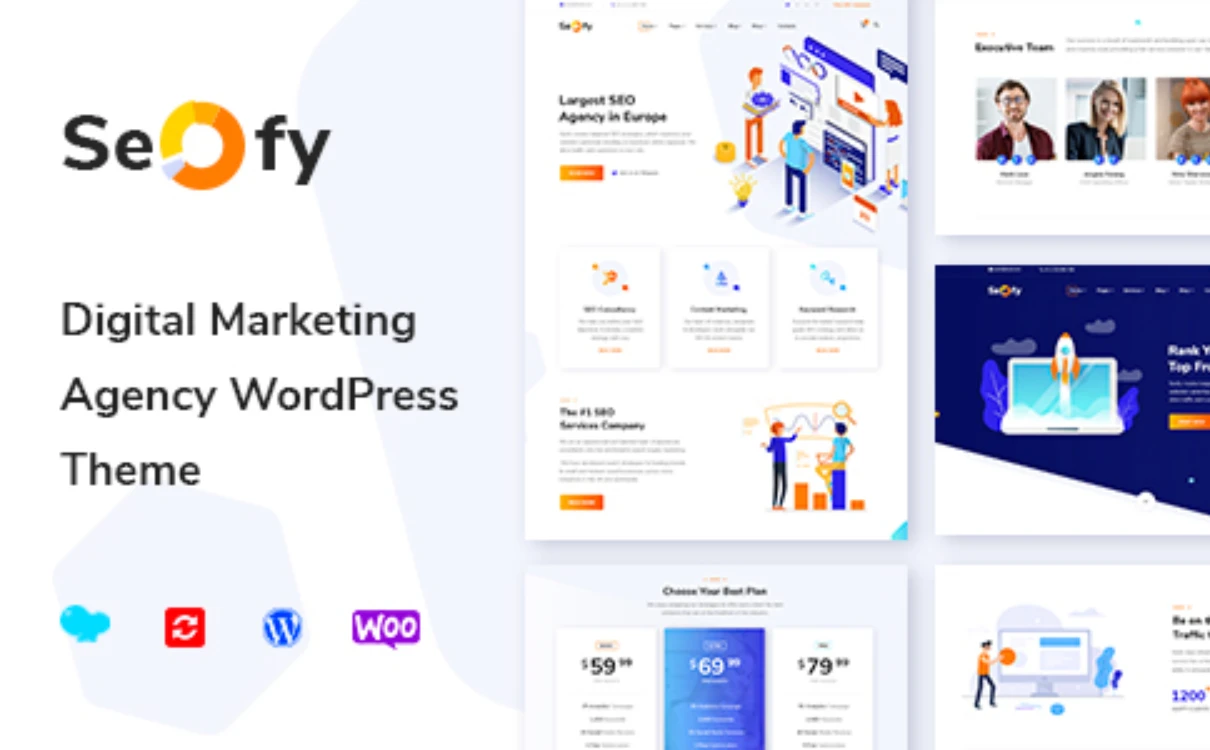 Seofy - Digital & Marketing WordPress Theme