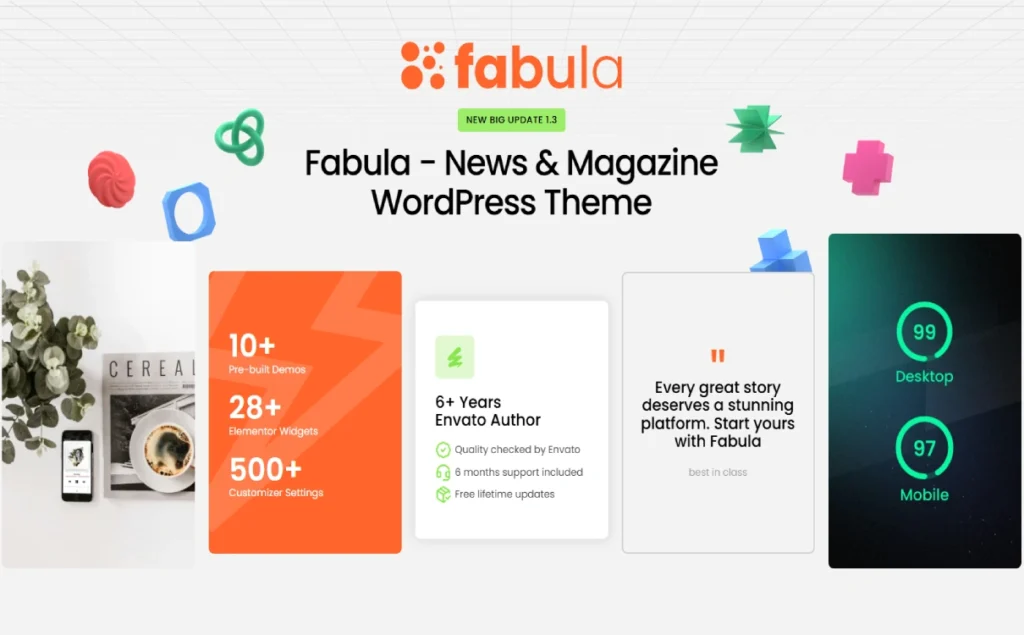 Fabula - News & Magazine WordPress Theme
