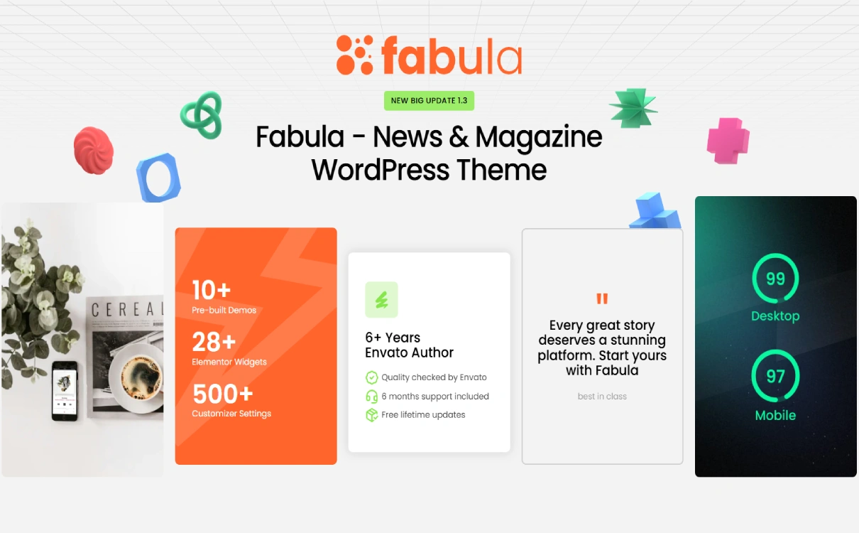 Fabula - News & Magazine WordPress Theme