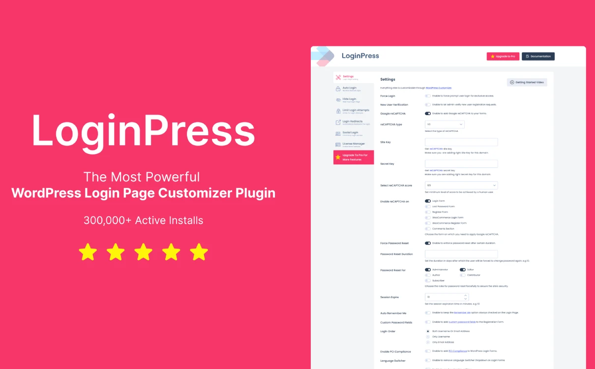 LoginPress Pro