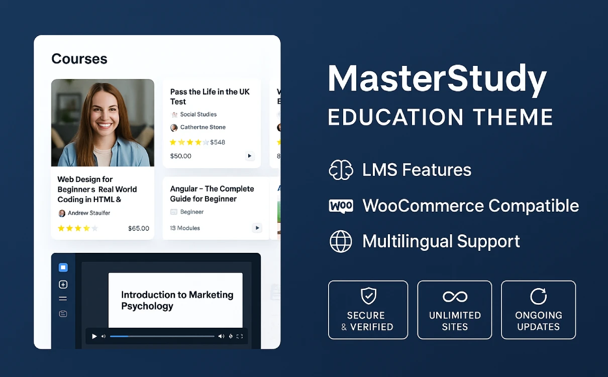 Masterstudy - Education WordPress Theme