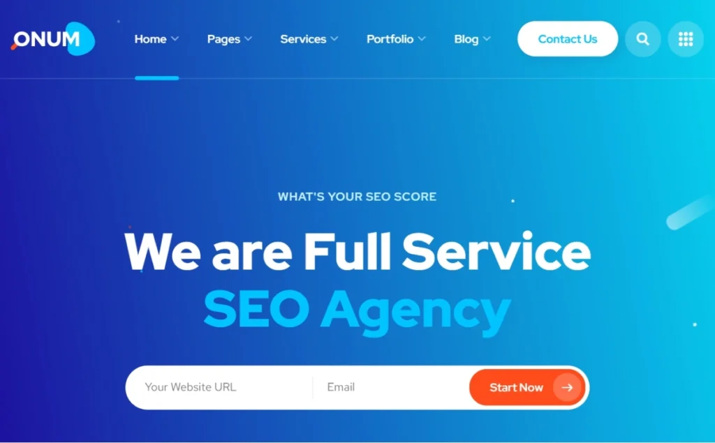 Onum - SEO & Marketing Elementor WordPress Theme