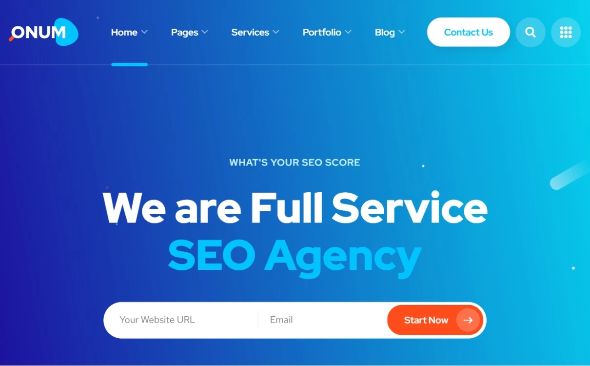 Onum - SEO & Marketing Elementor WordPress Theme