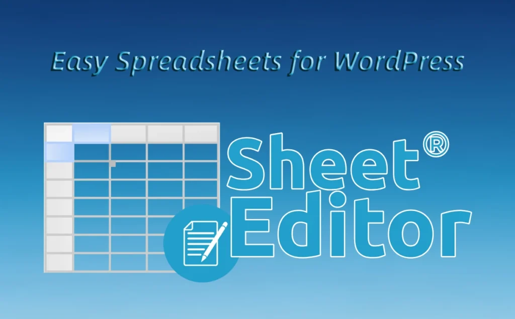 WP Sheet Editor