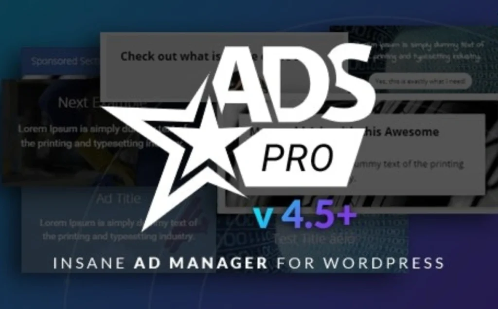 Ads Pro Plugin