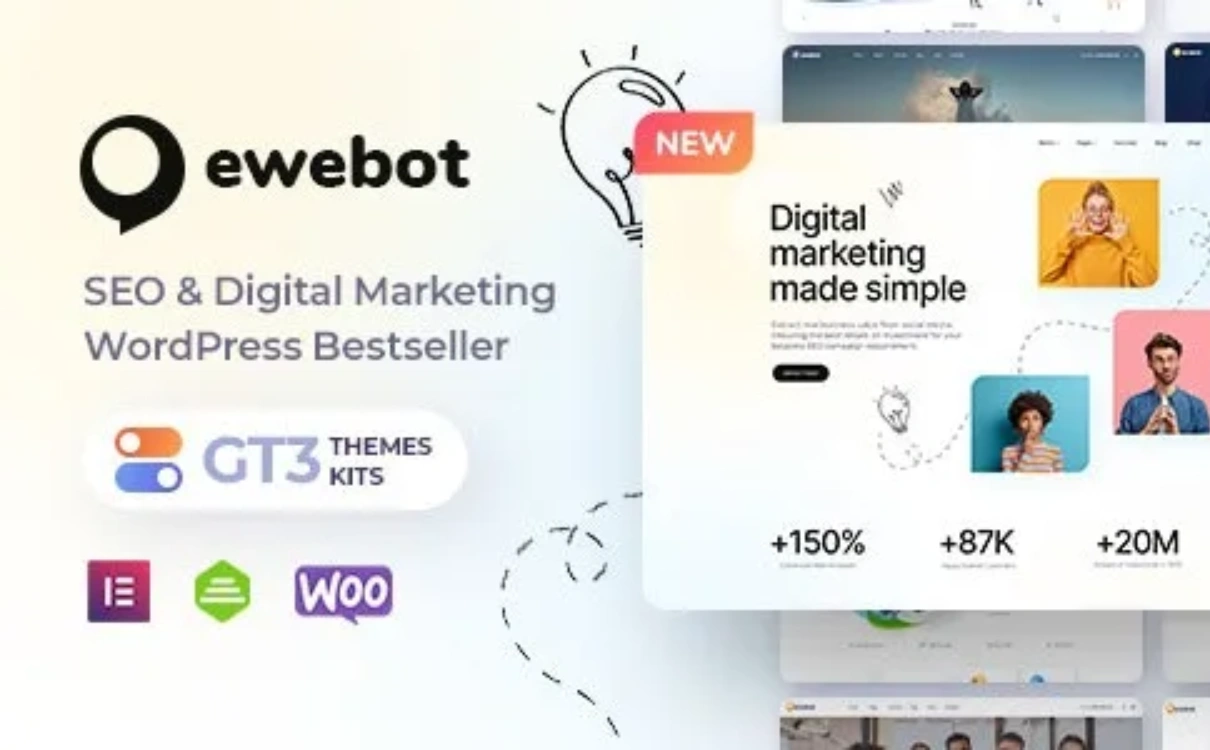 Ewebot - Digital Marketing Agency & SEO WordPress Theme