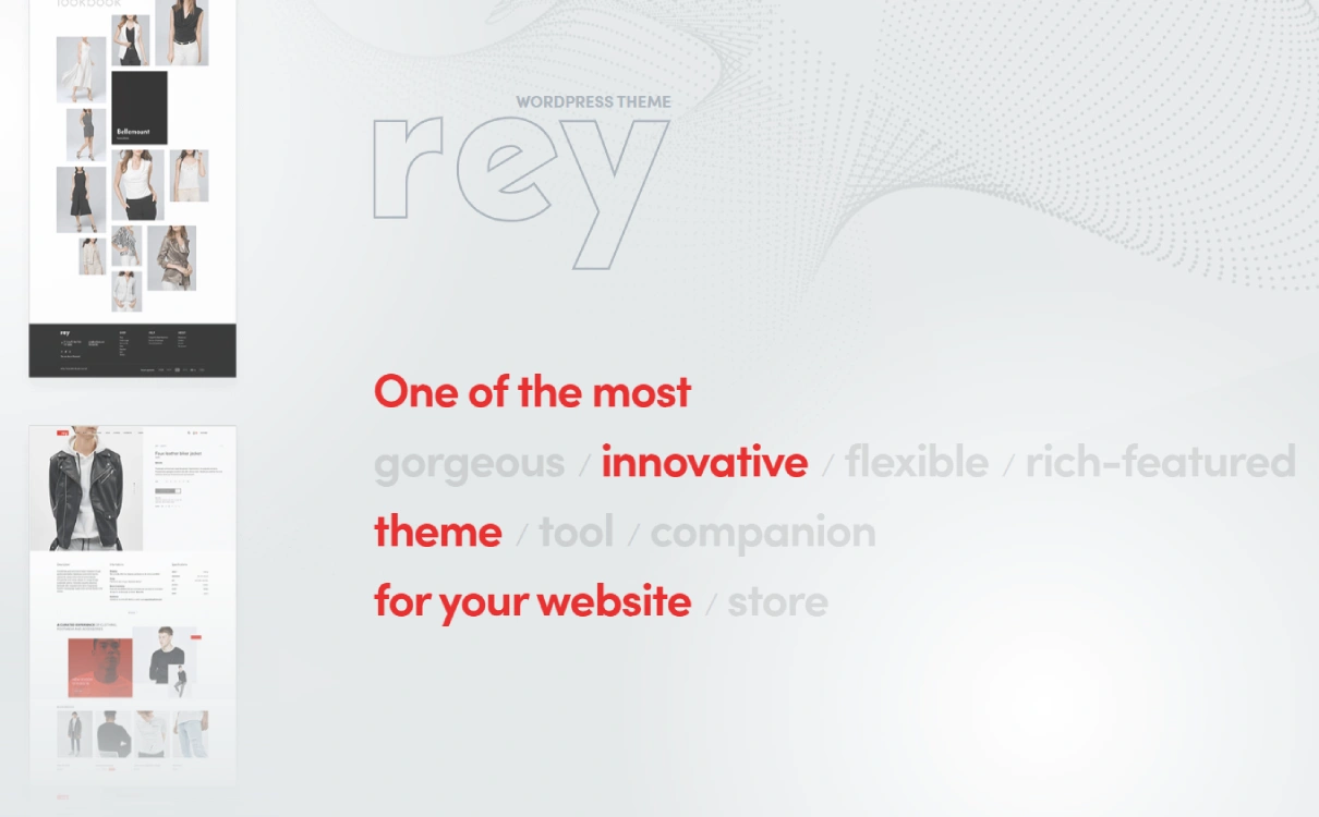 Rey - Fashion & Clothing, Furniture WordPress & WooCommerce Theme