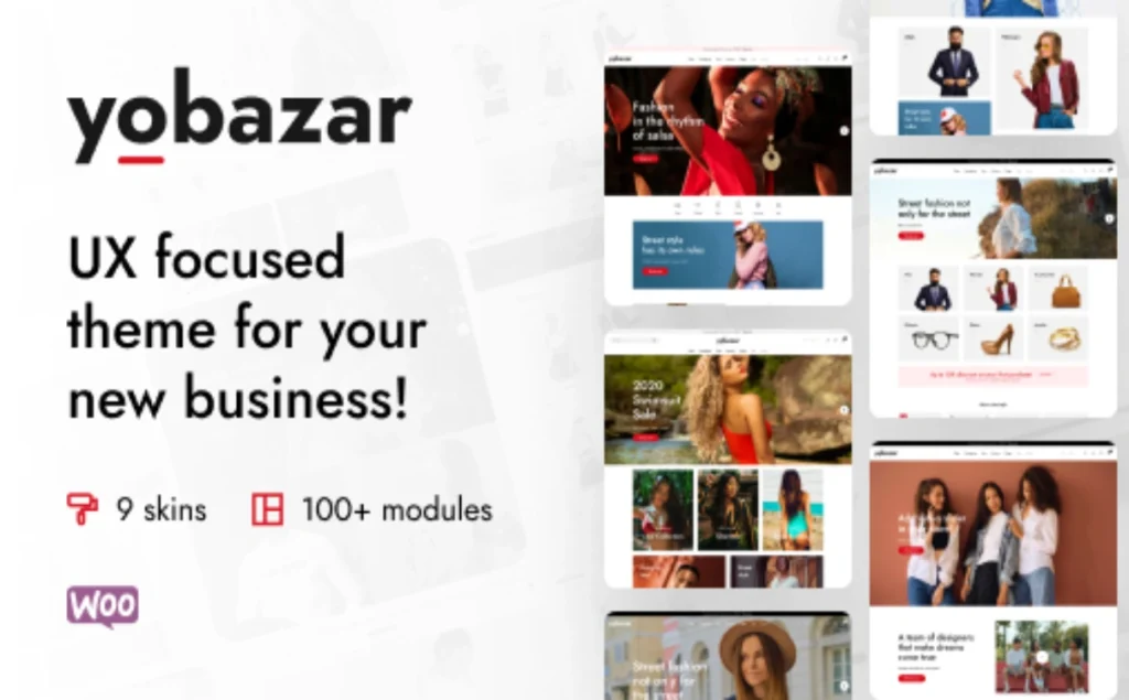 Yobazar - Elementor Fashion WooCommerce Theme