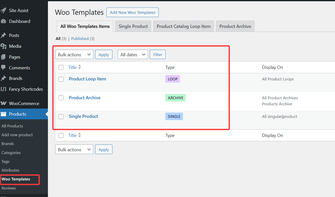 Kadence - Woo Templates