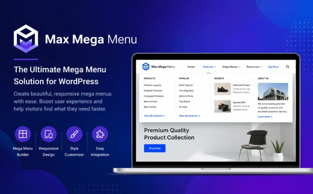 Max Mega Menu